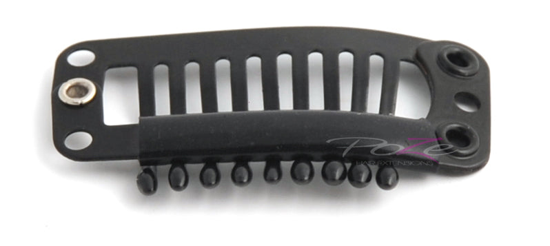 Single Clips Black - 10st