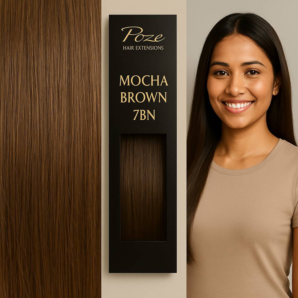 Tape On Löshår Standard - 7BN Mocha Brown